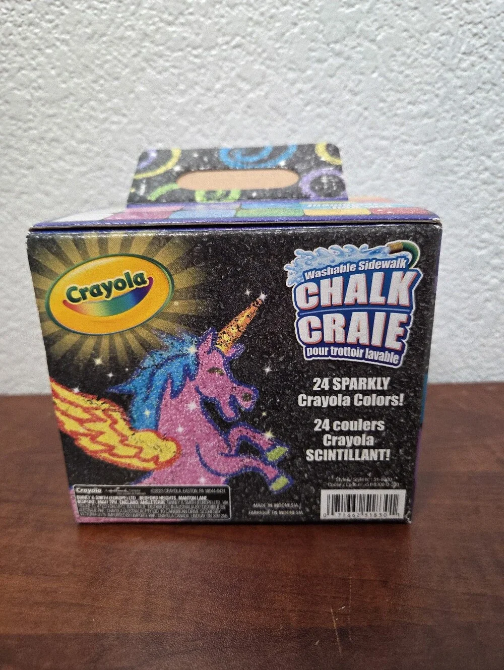 Crayola Glitter Washable Sidewalk Chalk - Multicolor Set NIB